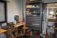 Restrauminhalt: Metallregal SCH&Auml;FER mit Schubladen-Eins&auml;tzen