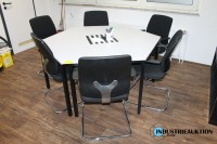 Trapeztische 2 St.
