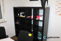 Regal IKEA Kallax; schwarz 4x4 F&auml;cher