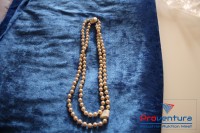 Perlenkette (Echtheit n. geprüft) 2-reihig