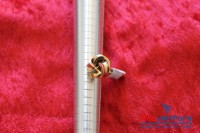 Manschettenknopf 585er Rot-Gelbgold