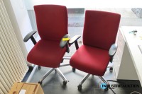 Bürodrehstühle 2 St. Rot