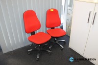 Bürodrehstühle 2 St. Orange