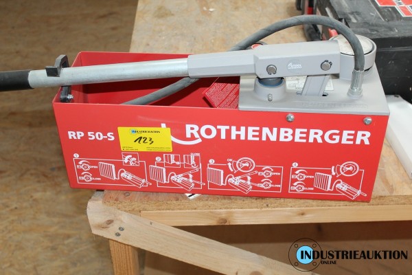 Bild Prüfpumpe ROTHENBERGER RP50-S