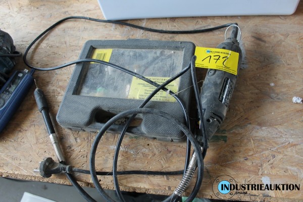 Bild Handschleifer mit biegsamer Welle mit Zubehör