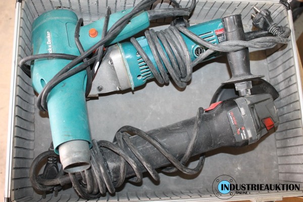 Bild Einhandwinkelschleifer WÜRTH; Blechknabber MAKITA