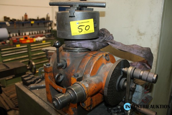 Teilkopf mit 3-Backenfutter 160 mm