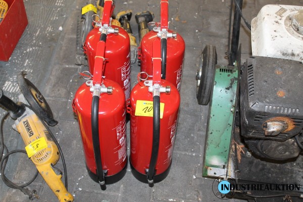 Pulver-Feuerlöscher Mobiak 6 KG; 4 St.