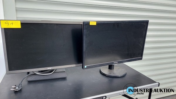 Monitore ACER B226L + PHILIPPS 243V5L