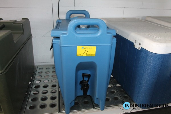 Thermo-Getränkebehälter mit Zapfhahn