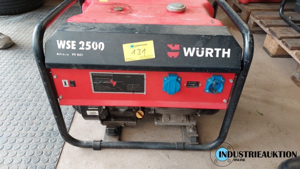 Stromerzeuger WÜRTH WSE 2500