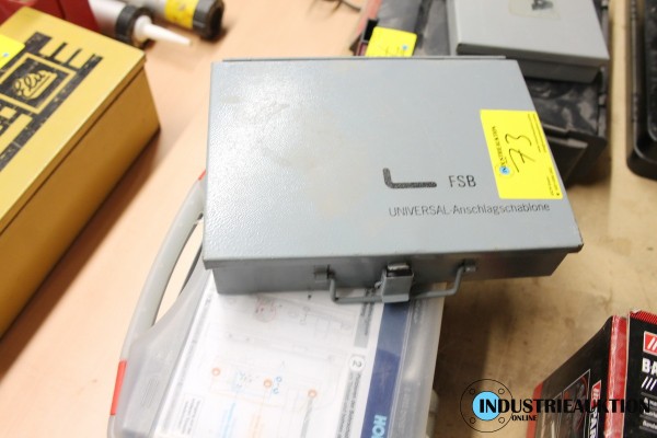 Universal Anschlagschablonen für Türschlosseinbau 3 Stück unterschiedl. Art FSB & Hoppe