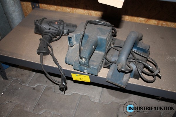 Bild El. Handmaschinen; Hobel