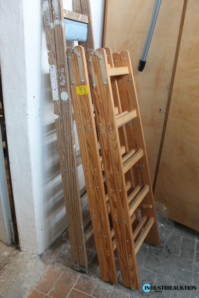 Bild Holzbockleitern 3 St.