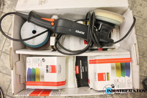 Poliermaschine RUPES mit Zubehör