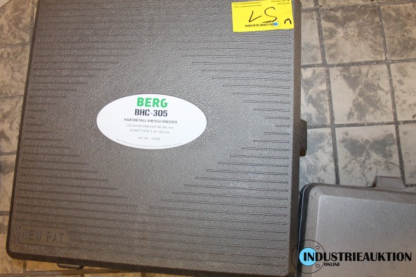 Hartmetall Kreisschneider  BERG BHC 305