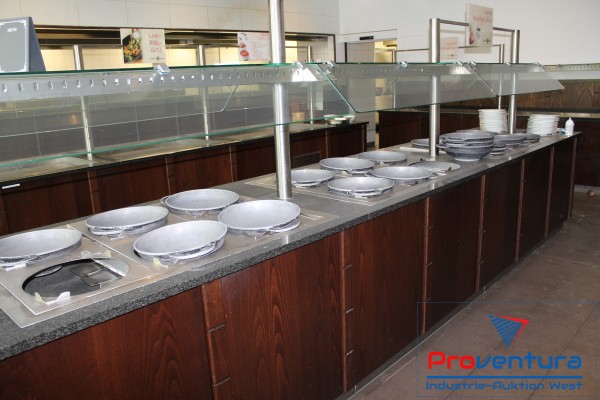 Warmhaltestation ca. 480x100 cm