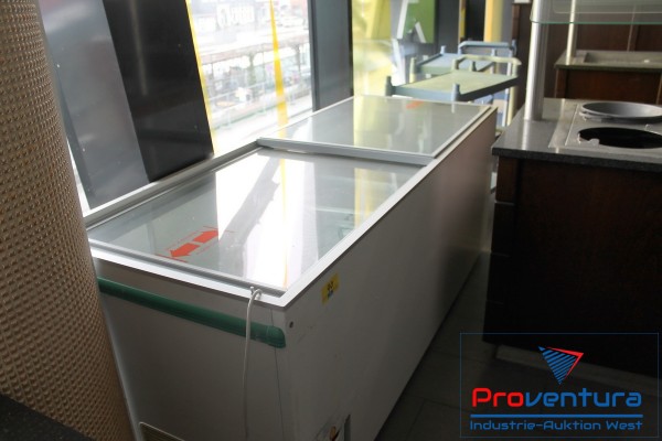 Bild Kühltruhe mit Glas-Schiebedeckel