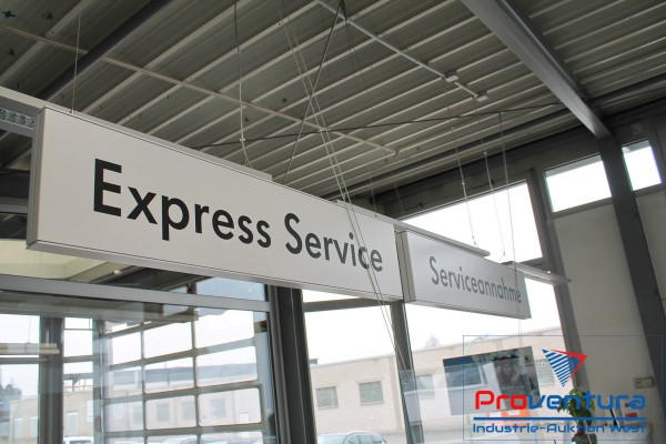 Hinweisschilder Service/Zubehör