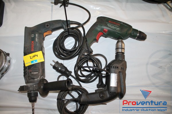 Bild Bohrmaschinen BOSCH/WÜRTH