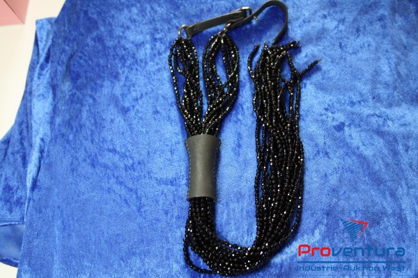 Bild Y-Collier Leder schwarz
