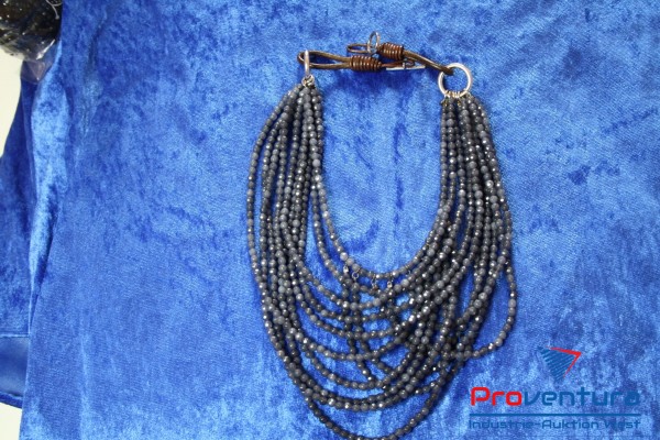 Bild Steincollier grau