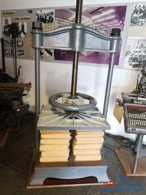 Bild Buchdruck Presse