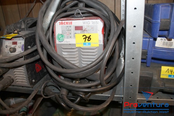 Bild Schweißgerät JÄCKLE WIG165I
