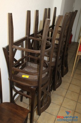 Bild Barstühle Echtholz dunkelbraun