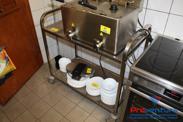 Bild Edelstahl-Servierwagen