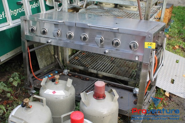 Bild Gasgrill; 2x 4-flammig