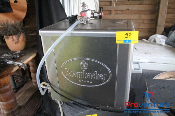 Zapfanlage CORNELIUS; mit Durchlaufkühler