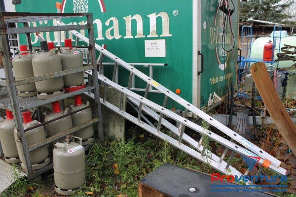 Bild Alu-Leitern; Teleskopleiter 3x8 Tritte