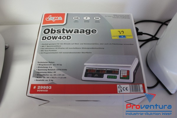 Bild Obstwaage DEMA DOW40D