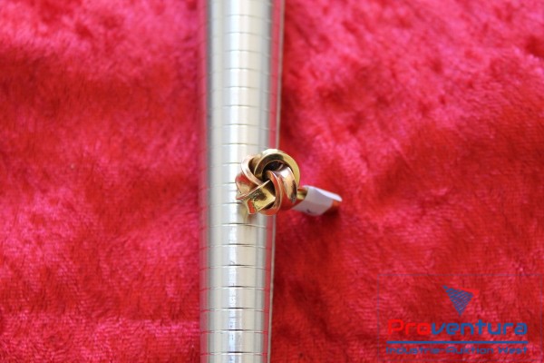 Bild Manschettenknopf 585er Rot-Gelbgold