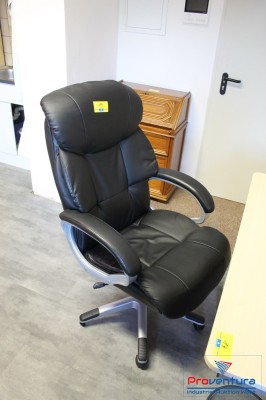 Bild Bürodrehsessel Kunstleder schwarz