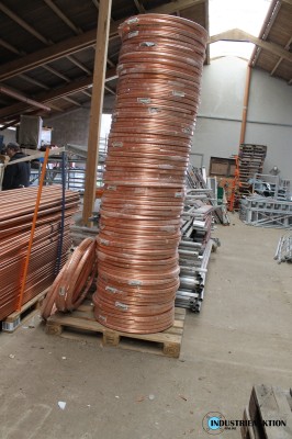 Bild Kupferrohr auf Coils