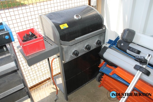 Gasgrill GLOBUS 3-flammig Deckel etwas eingedrückt