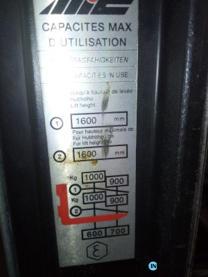 Hubwagen MIC G100B160S