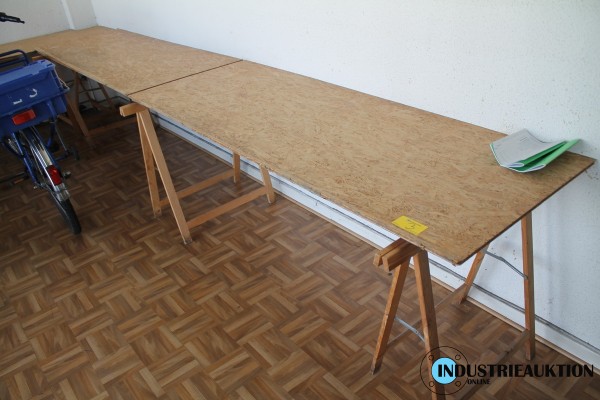 Pos. Holztische; Eigenbau