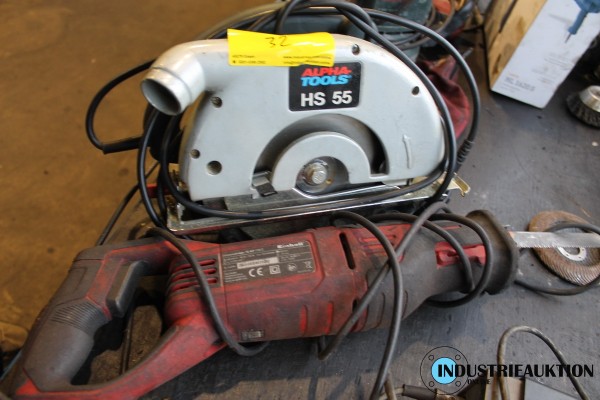 Bild Elektrowerkzeug auf Werkbank 37