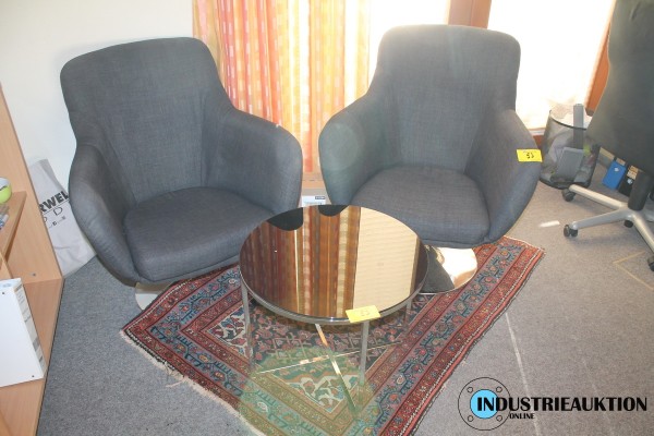 2 Cocktailsessel + Tisch