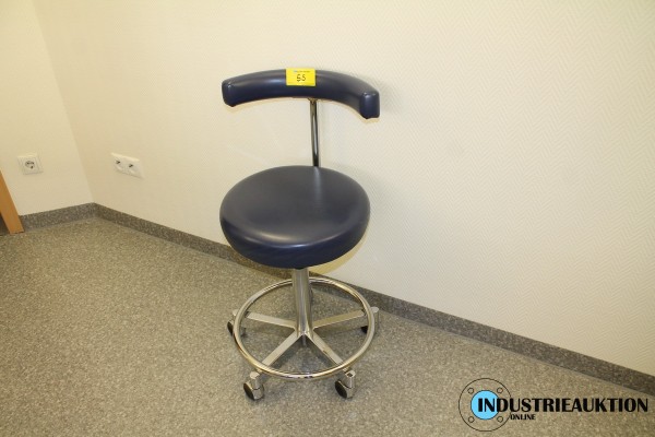 Bild Rollhocker blau