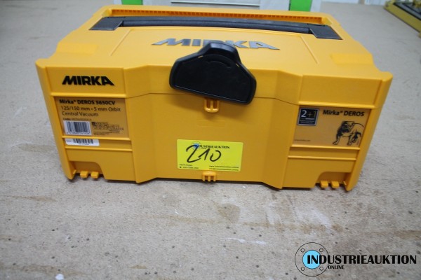 Exzenterschleifer MIRKA Deros 5660 CV sowie Exzenterschleifer FESTOOL RTS 400 EQ