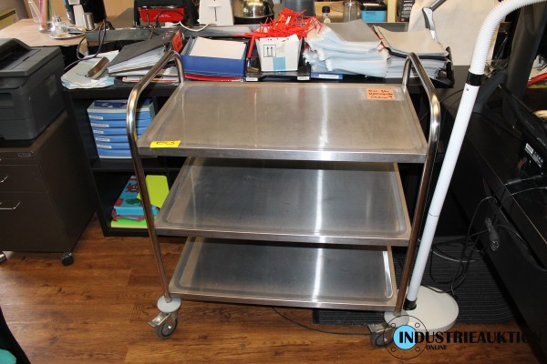 Bild Edelstahl-Servierwagen