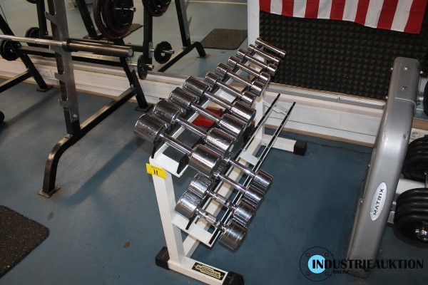 Bild Kompakthanteln verchromt 7 Paar von 1 - 10 kg