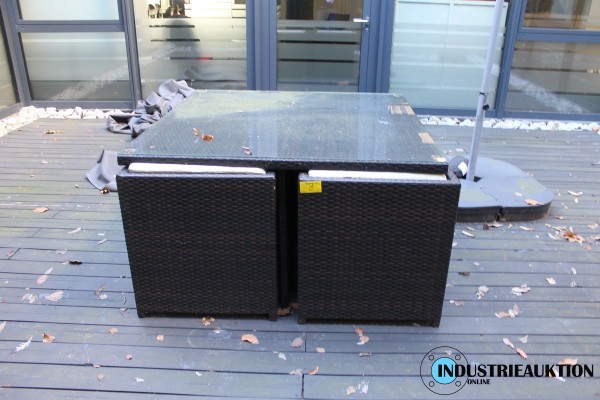 Polyrattan-Sitzgruppe