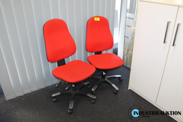 Bild Bürodrehstühle 2 St. Orange