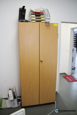 Bild Büroschrank buchefarbig
